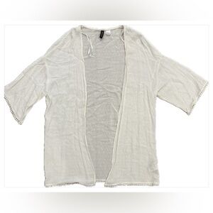 H&M Cream Textured Kimono